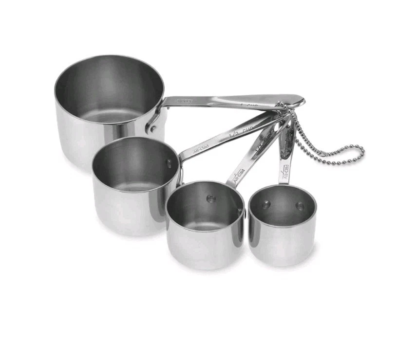 ALL-CLAD Stainless Steel Measuring Cup or Spoon Set, 4-Piece