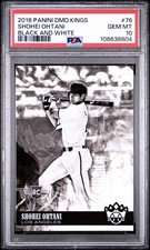 2018 Diamond Kings Shohei Ohtani #76 Black And White SP RC Rookie PSA 10 Dodgers