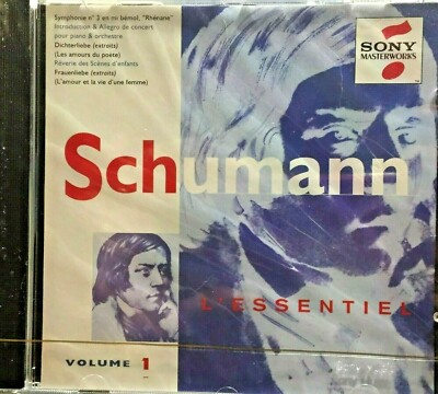 Schumann L'Essential Volume 1 Sony Masterworks CD New Sealed