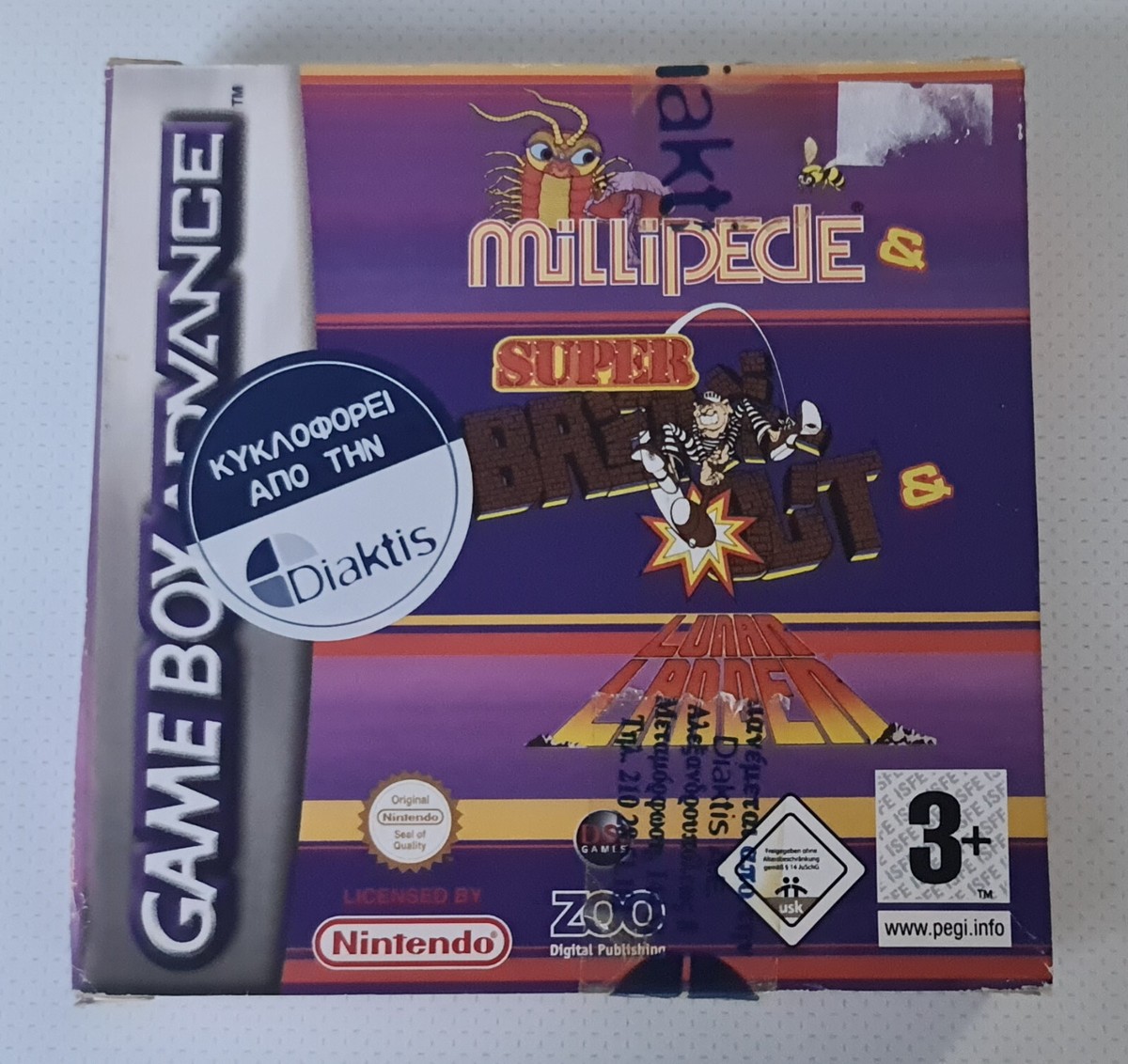 ゲームボーイアドバンス - 【新品未開封】Millipede super Breakout 海外版 ゲームボーイアドバンス - 【新品未開封】Millipede super