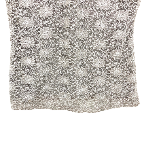 Banana Republic Blouse Small Women's Sleeveless Gray Floral Top - Picture 2 of 8