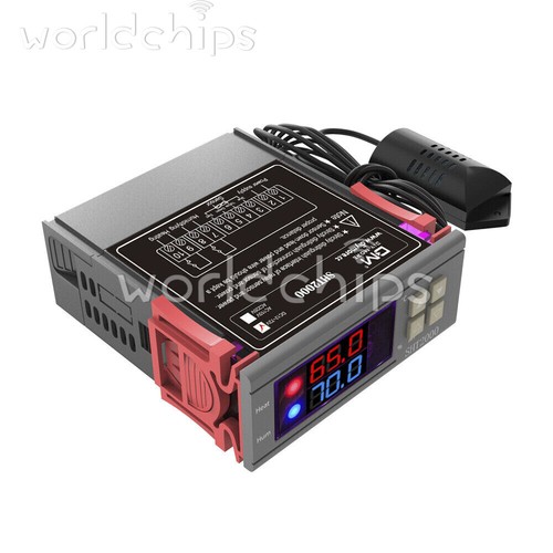 SHT2000 Digital Thermostat Temperature Humidity Controller AC110-230V/DC12-72V - Picture 13 of 13