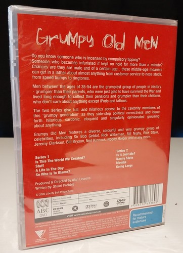 Grumpy Old Men : Series 1-2 (DVD, 2003) New & Sealed Region 4 - Picture 2 of 2