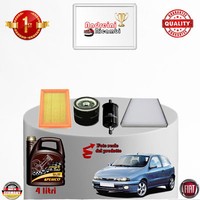 Inspektionskit Filter + ÖL Fiat Bravo I 1.6 16V 66KW 90CV Von 1999-> 2000