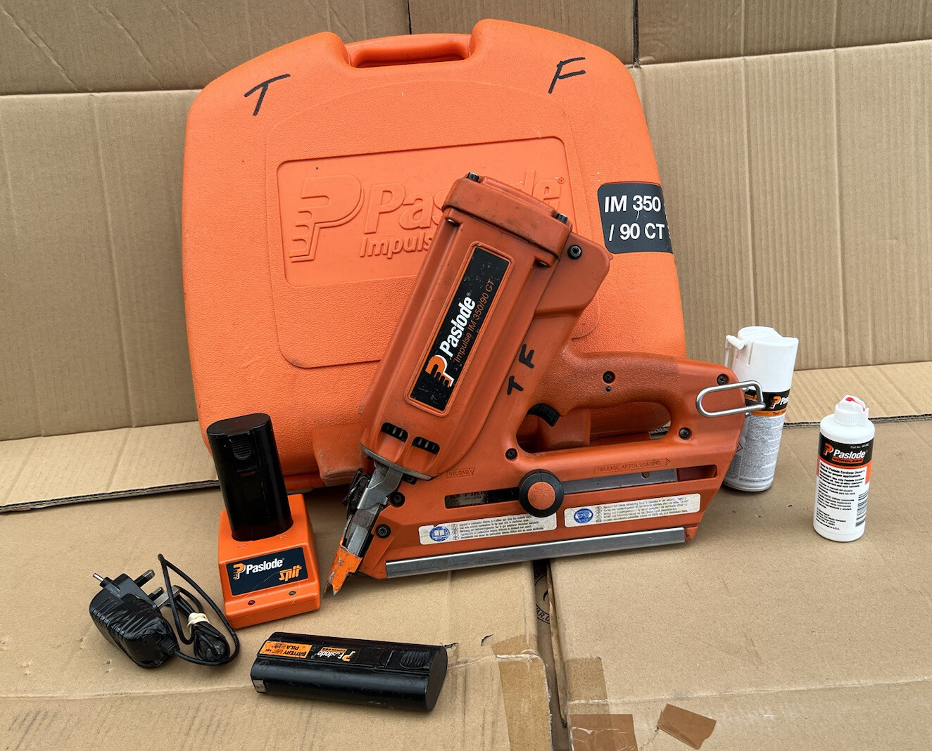 Paslode IM350 Nail Gun Cordless First Fix Framing Gas Nailer eBay
