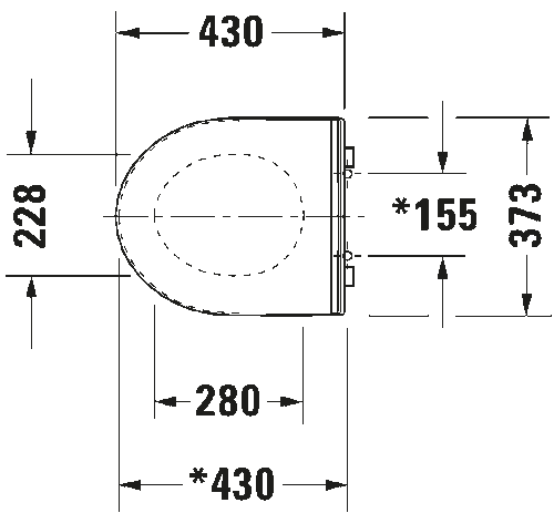 Duravit No.1 Close coupled toilet pan back to wall white rimless floorstanding 2 - Picture 5 of 7