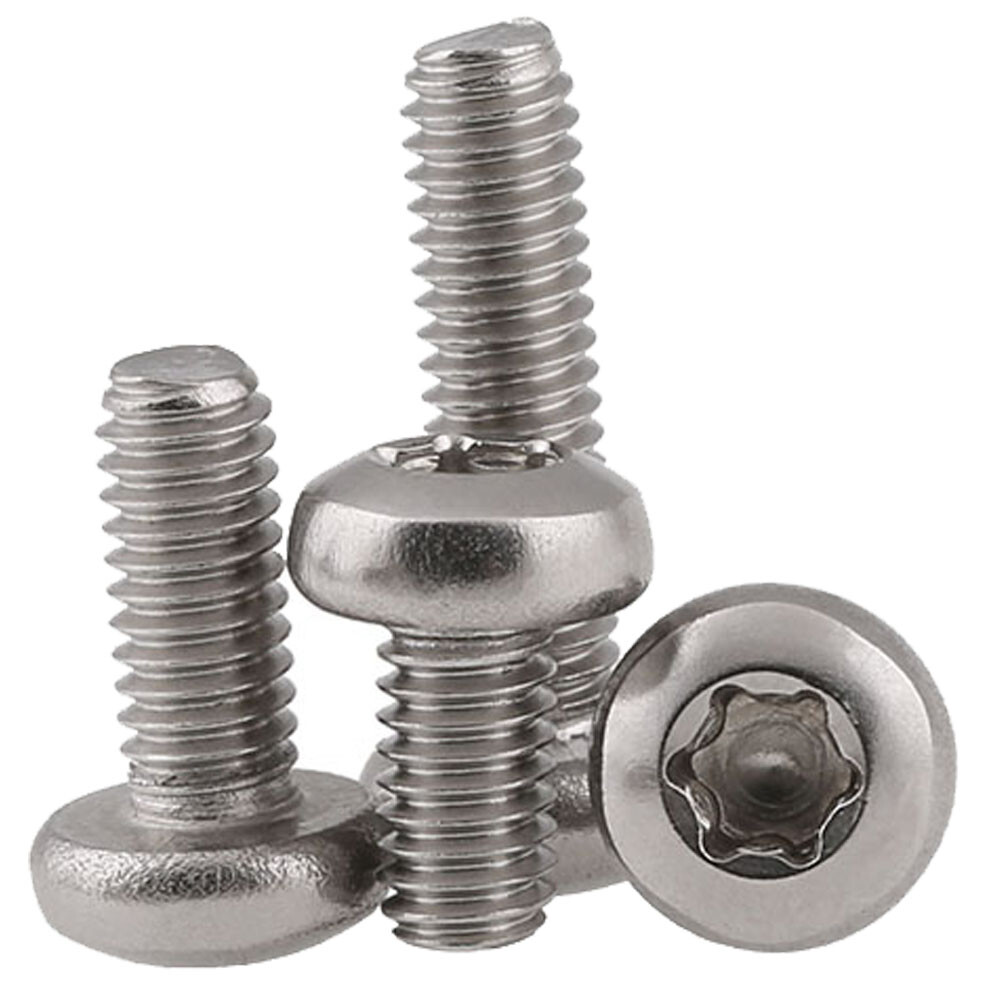 M1.4 M1.6 304 Stainless Steel Pan Head Star Torx Security Machine