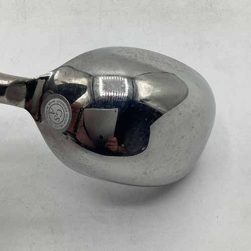 Godinger Silver Co. 5”x5” Curved Animal Horn Handled Large Serving Spoon - Picture 8 of 9