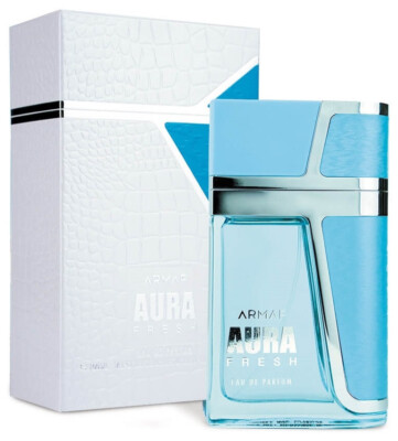 NEW ARMAF AURA FRESH EAU DE PARFUM FOR MEN WITH FREE WORLDWIDE SHIPPING - 100 ML