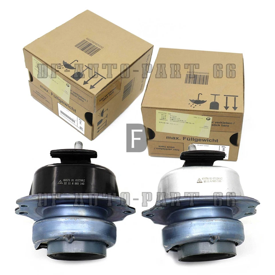 Genuine Engine support pad L&R For BMW E70 E71 F15 F16 X5 X6 22116865146 5145 - Image 3 of 4