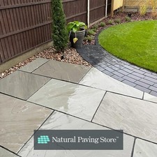 Kandla Grey Indian Sandstone Patio Paving Slabs - 600x900mm - 22mm Calibrated