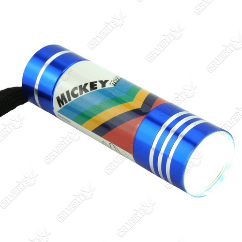 Kids Licensed Disney Cartoons Aluminium 9 LED Torch Light Boys Xmas Gift 8.7cm - Picture 38 of 302