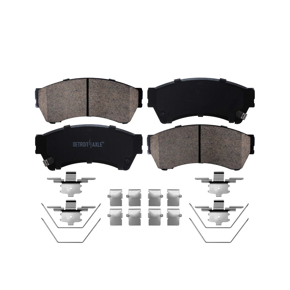 Front Brake Pads w/Hardware for 2006 - 2012 Mazda 6 Ford Fusion MKZ Zephyr Milan - Image 3 of 4