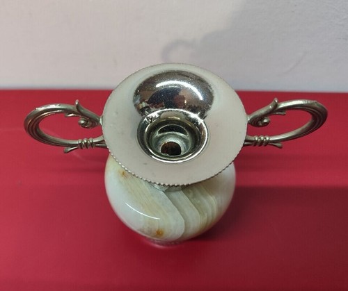 Meraviglioso Mini Vaso in Alabastro, Vintage. - Imagen 6 de 9