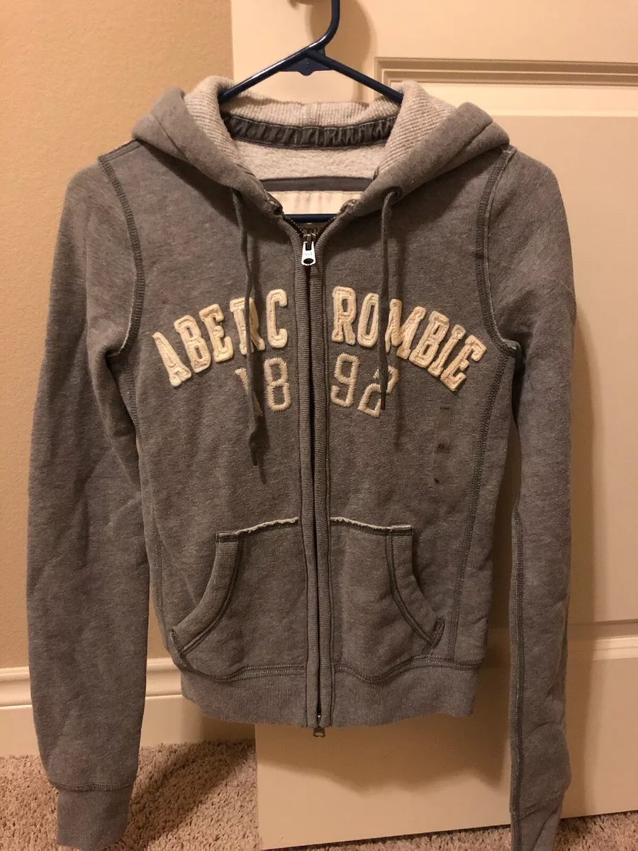 Full zip sales hoodie abercrombie
