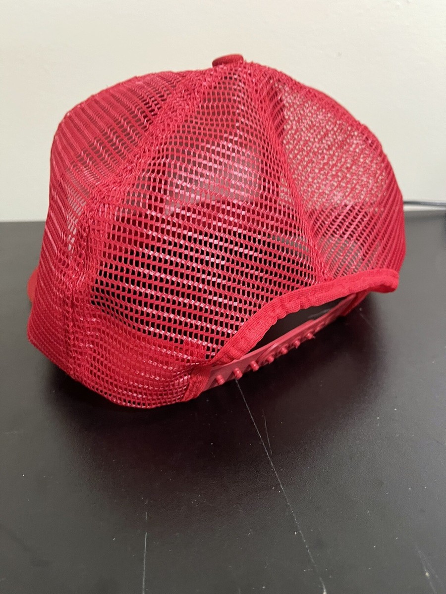 Vintage Miller High Life Snapback Hat Red Trucker Cap 80s