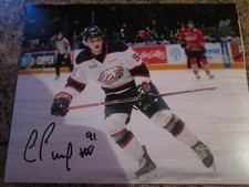 COLE PERFETTI AUTOGRAPHED 8X10 MATTE PHOTO SAGINAW SPIRIT (A)