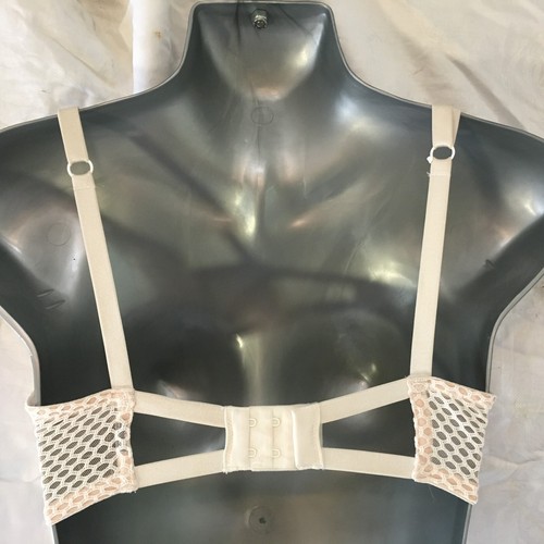 Victoria’s Secret Bra 32DD Very Sexy Lightly Lined Plunge Lace Beige Push-Up - Bild 8 von 14