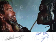 Predator Schwarzenegger signed 8x10 inch photo picture poster autograph RP