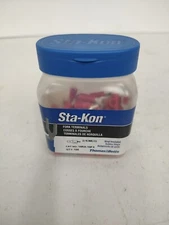 Thomas & Betts 18RA-10FX Fork Terminal STA-KON Qty 100