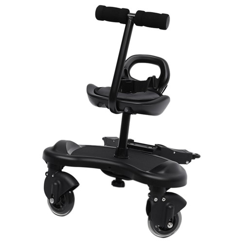 Kids Buggy Board Stroller Step Stand Ride-On Pedal Detachable Seat Non-Slip - Picture 23 of 24