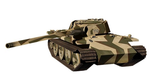 Modelcollect 1:35 Alemán Sabelzahntiger E-60 Ausf.A 12,8 cm L/55 Modelo Kit 35021 - Imagen 2 de 2