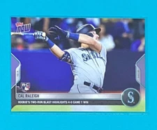 2022 MLB Topps Now Cal Raleigh ROOKIE CARD SP Seattle Mariners #1039 RC 🔥