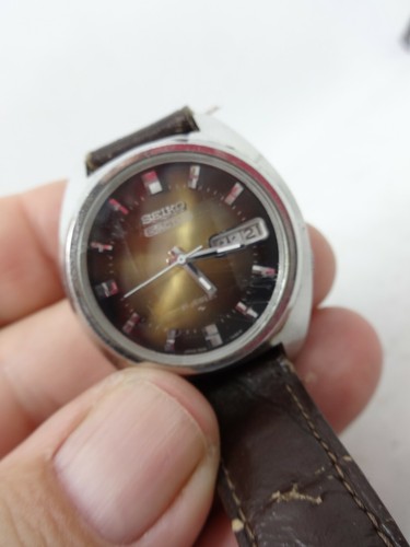 Vintage Seiko 5 Actus 7019-7350 Giorno Data Orologio da Uomo Made in Japan. - Picture 10 of 11
