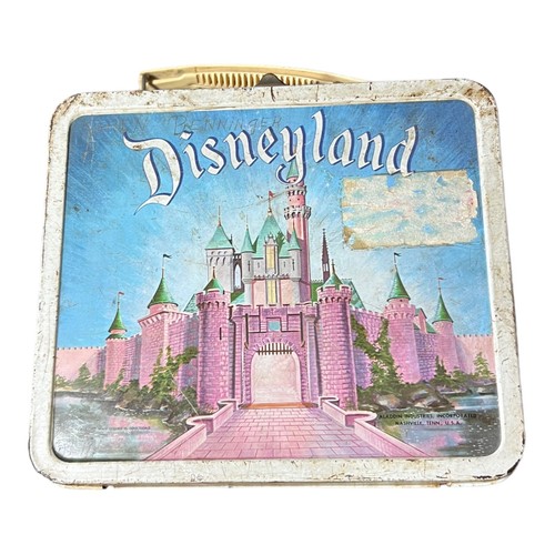 Disney Vintage Rare Metal Tin Disneyland Safari Aladdin Industries Lunch Box - Picture 6 of 10