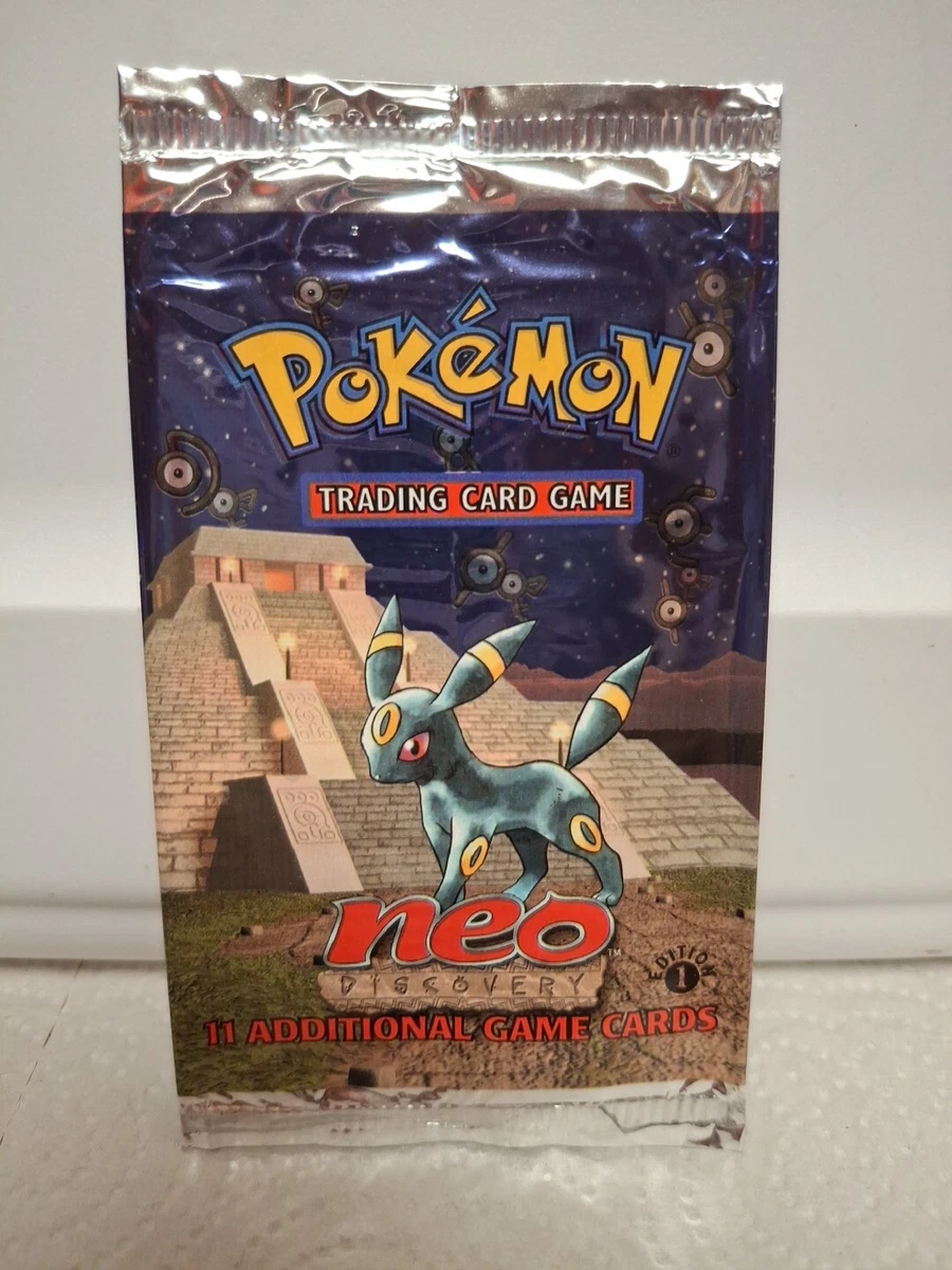Pokémon TCG Neo Discovery Sealed Collectible Card Game Packs for