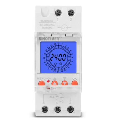 TM929BK Timer Switch Backlight 85-265V 30A W3W35086-