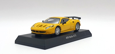 京商　ミニッツ　オートスケール　フェラーリ　458 イタリア　GT2 Kyosho 1/64 FERRARI 458 ITALIA GT2 YELLOW diecast car model *READ