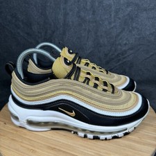 Nike Air Max 97 GS 'Metallic Gold Black' CZ9197-700 Womens 7.5 Youth 6.5 Shoes