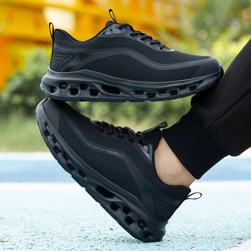 Men Indestructible Work Safety Shoes Steel Toe Safety Footwear Non-slip Sneakers