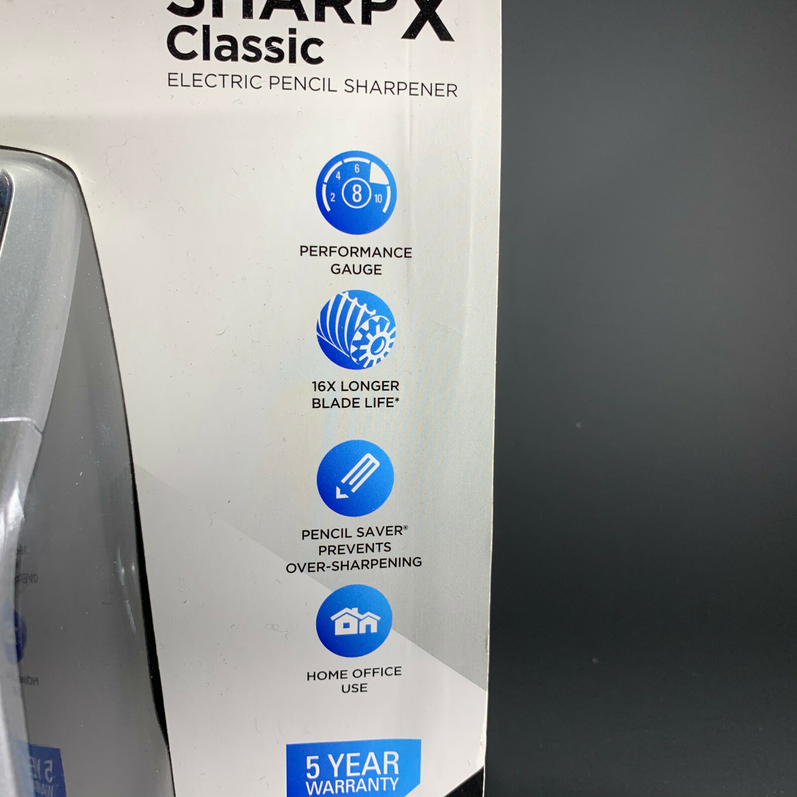 X-ACTO SharpX Classic Electric Pencil Sharpener, Black/Silver New In ...