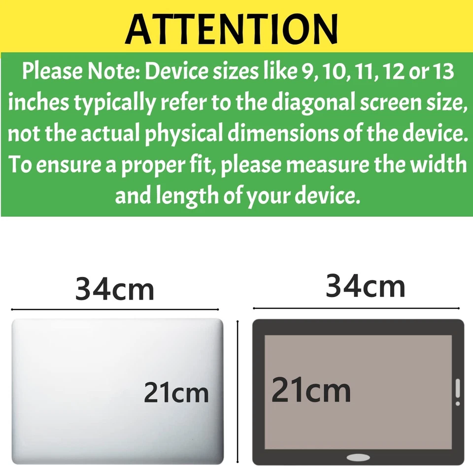 Felt Sleeve Case Bag For Tablet iPad Notebook Chromebook Samsung Tablet Cover - Image 2 of 4