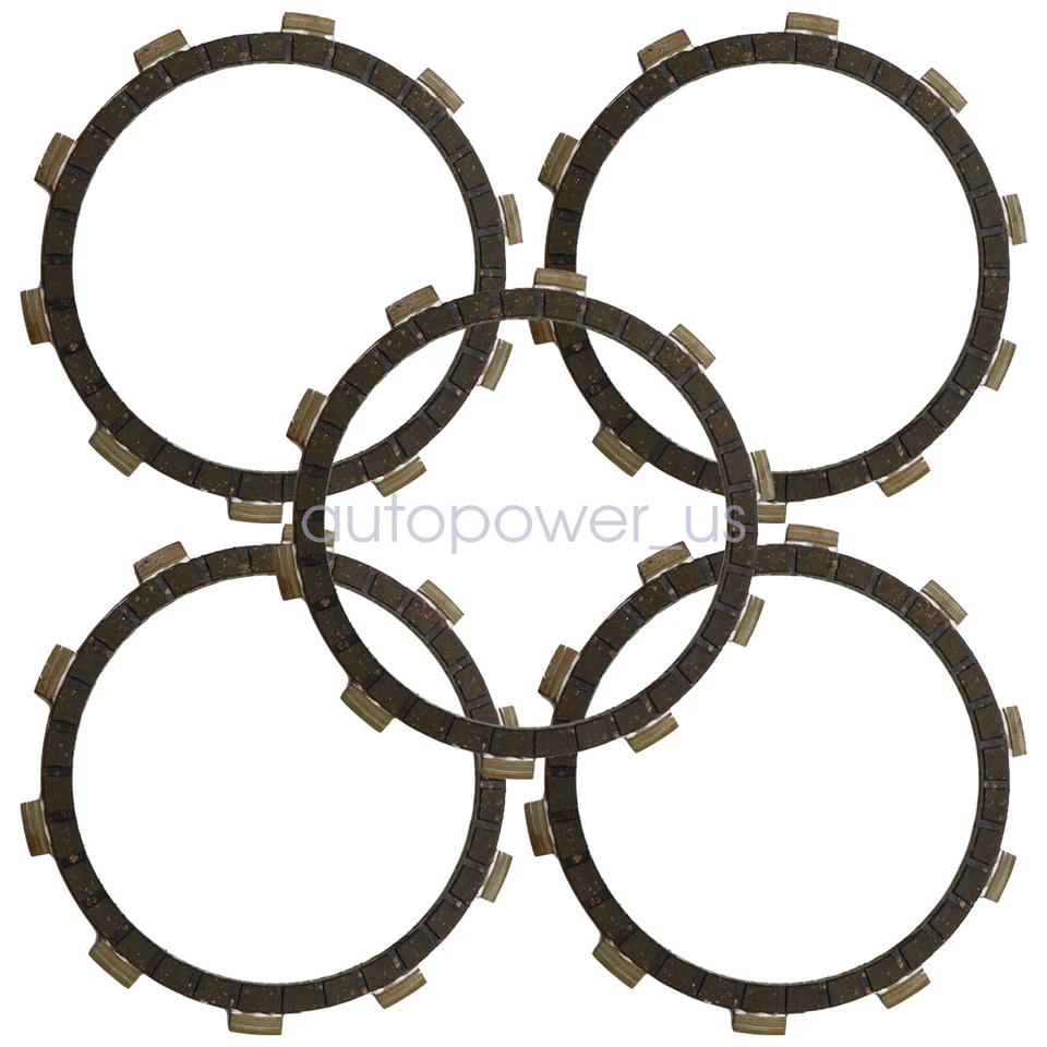 Juego de 5 discos de fricción de embrague para Yamaha CT1 AT1 AT2 DT100/125 DT175 3HA-16321-00 Foto 2 de 4