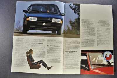 1985 Citroen BX Brochure 16 RS TRS 19D Sedan Nice Original 85 1985 Citroen BX Brochure 16 RS TRS 19D Sedan Nice Original 85