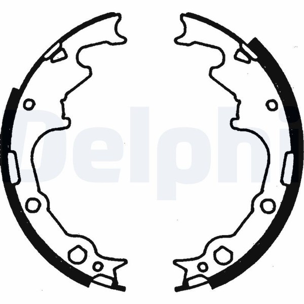 Delphi LS1780 Bremsbackensatz FüR Chrysler Dodge Jeep Plymouth-image
