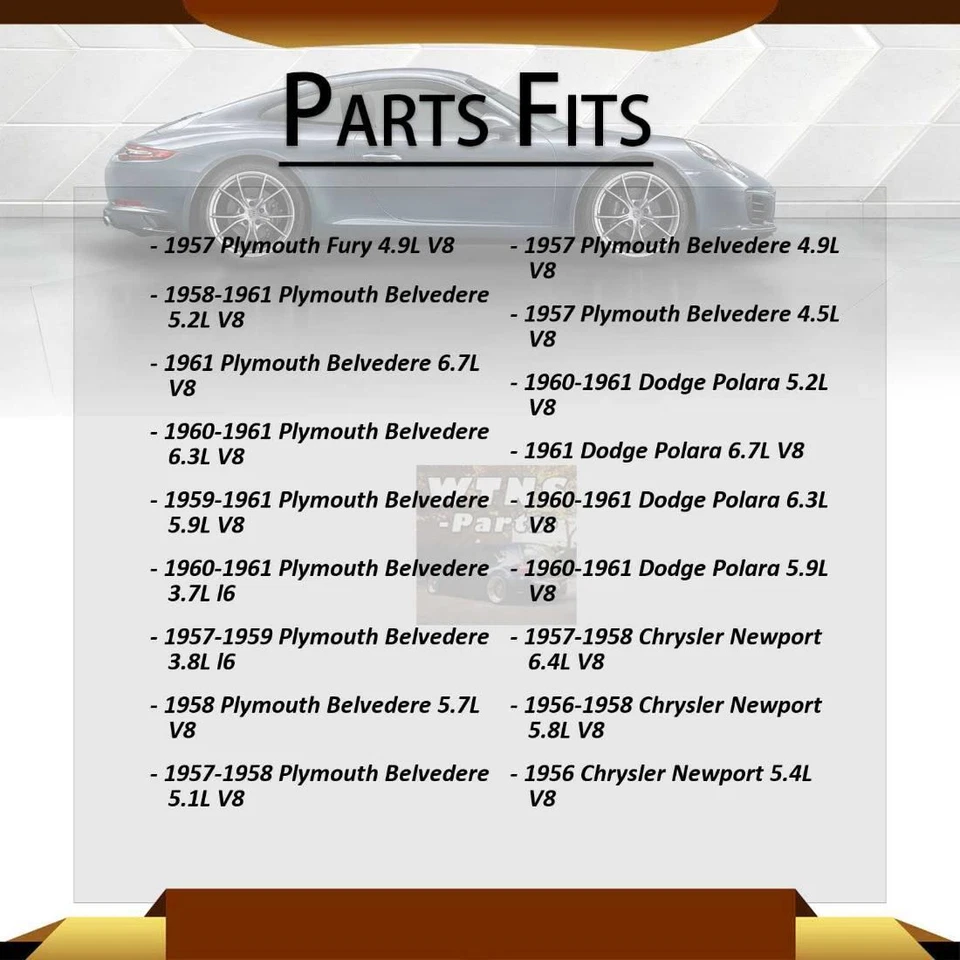 Se adapta a Dodge Polara 1960~1961 piezas centradas cilindro de rueda de freno de tambor trasero Foto 3 de 4