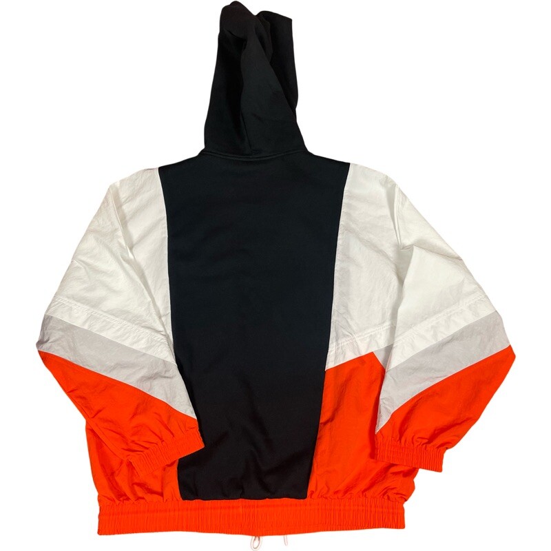 NIKE ACTIVEWEAR ICON PULLOVER HOODIE ORANGE WHITE BLUE CJ2029010 SIZE