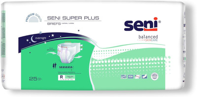 Super plus Adult Incontinence Brief Regular Heavy Absorbency Breathable/Overnigh