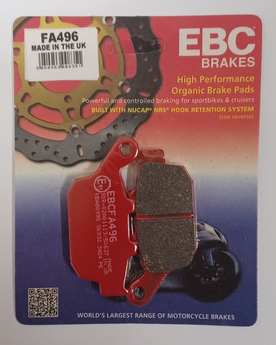 EBC Orgánico Pastillas de Freno Traseras y Delanteras Para Honda CB650F/CBR650F - Imagen 6 de 9