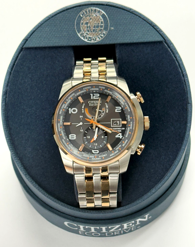 Citizen Eco-Drive AT9016-56H World Time H820-S087228 Men's Watch WARRANTY