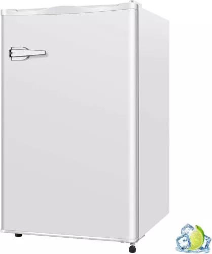 Chest Freezer 2.3 Cubic Feet, Deep Freezer, Adjustable Temperature, Energy White