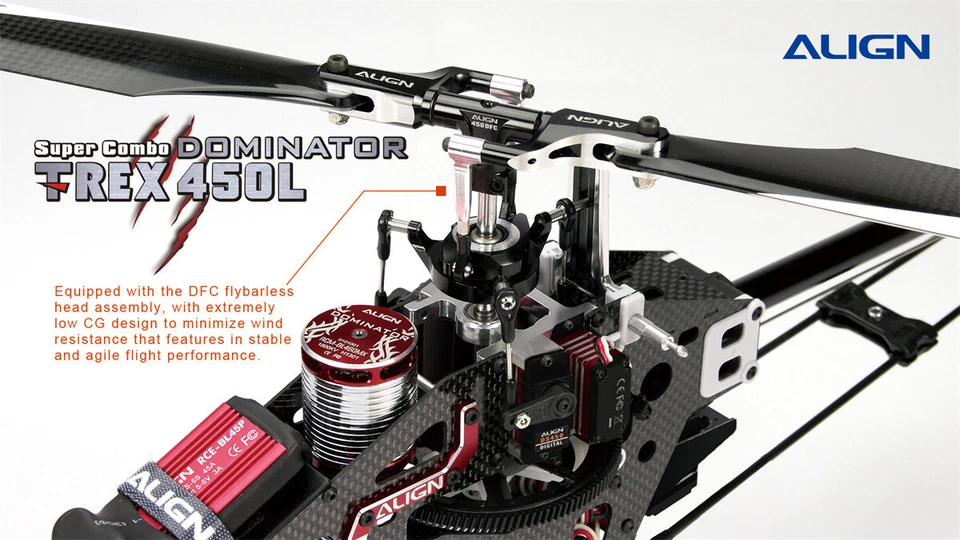 730g RC Helicopter T-REX 450L Dominator Super Combo 6S 3D RC Helicopter  - Image 3 of 4