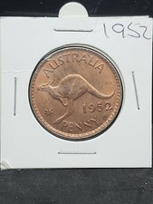 Australian 1952 PENNY CH UNC