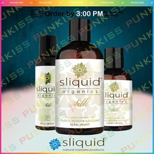 Sliquid Silicone Aloe Vera Lubricant💋Organic Sex Lube Natural Feel Long Lasting