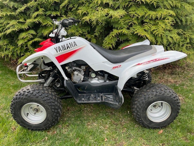 Used Yamaha youth Raptor 50 YFM50 atv quads four wheeler for sale