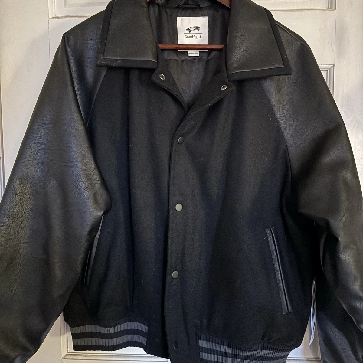 ウェア Vans old school Leather jacket VANS Leather Outer Shell Coats, Jackets & Vests for Men for Sale